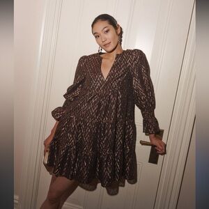 Pomander Place Metallic Ikat Kenzo Dress